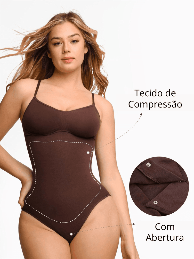 Body Modeladora Shaper Slim - [Pague 2 Leve 3] + Frete Grátis