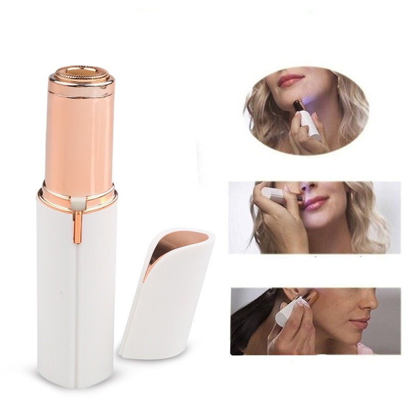 Depilador Portátil Indolor Smarts - Recarregável + Escova de Limpeza + Cabo USB