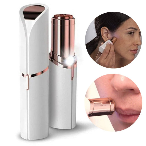Depilador Portátil Indolor Smarts - Recarregável + Escova de Limpeza + Cabo USB