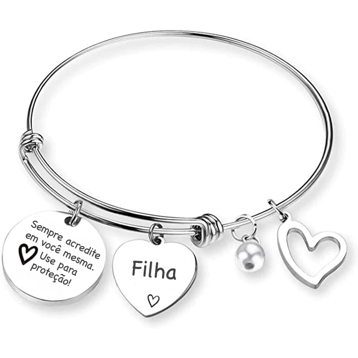 PARA MINHA FILHA - Pulseira Loved One