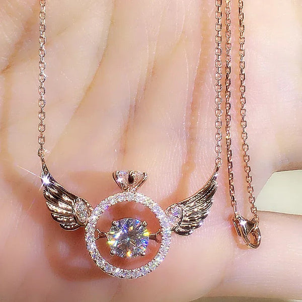 Colar Asas de Anjo com Ouro 18k