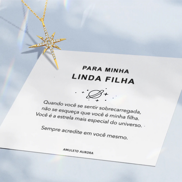 MINHA LINDA FILHA - Colar Estrela Especial