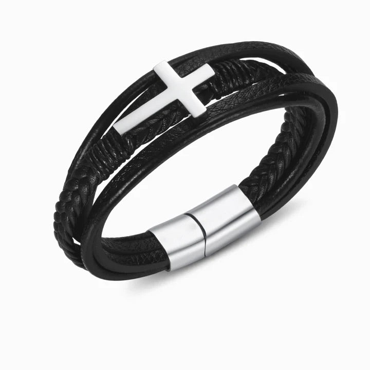 PARA MEU FILHO - Pulseira da cruz