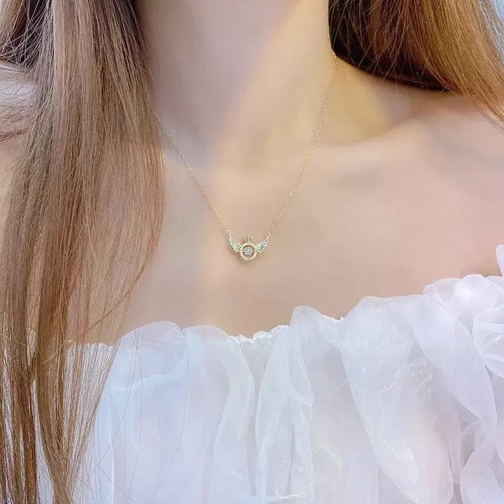 Colar Asas de Anjo com Ouro 18k
