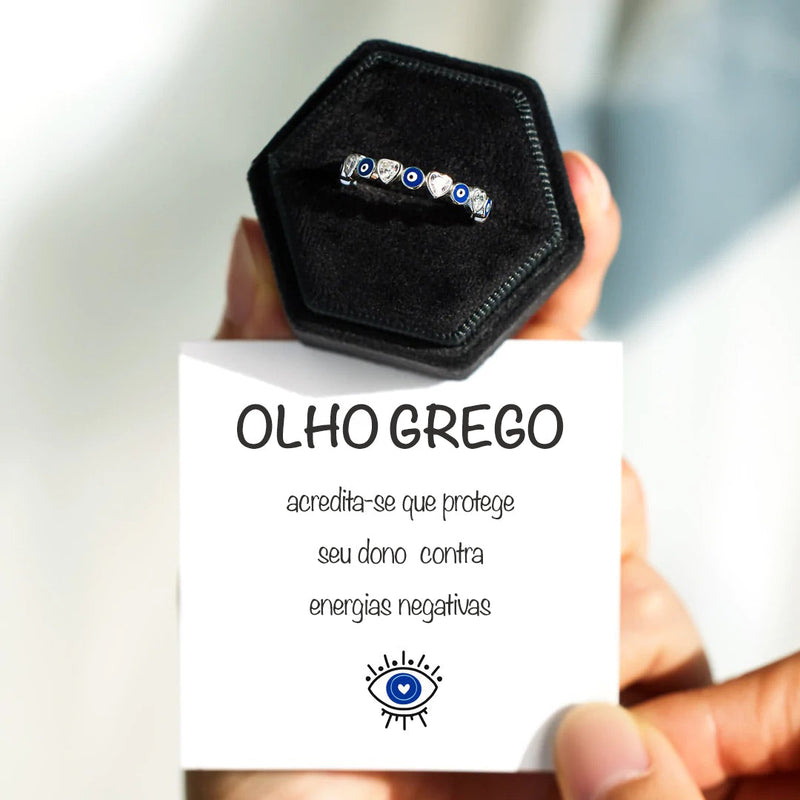 PROTEÇÃO - Anel Olho Grego