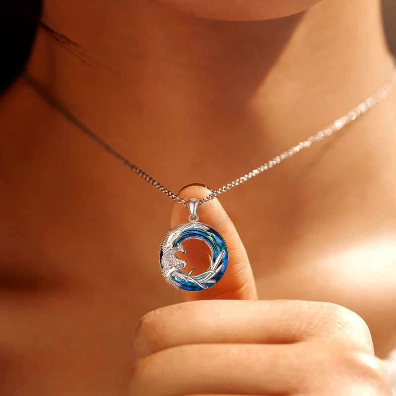 Colar Fenix Crystal | Prata 925