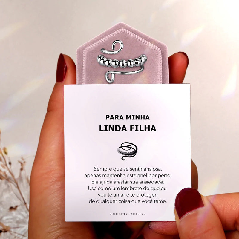 Para Filha - Anel Beads - Alívio para Ansiedade