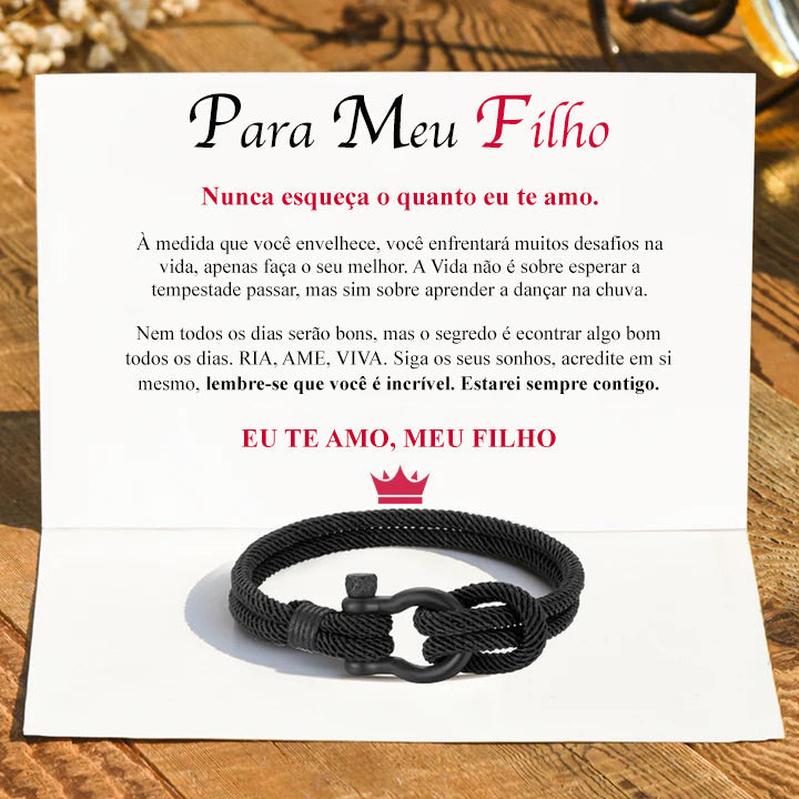 MEU FILHO - Pulseira Náutica