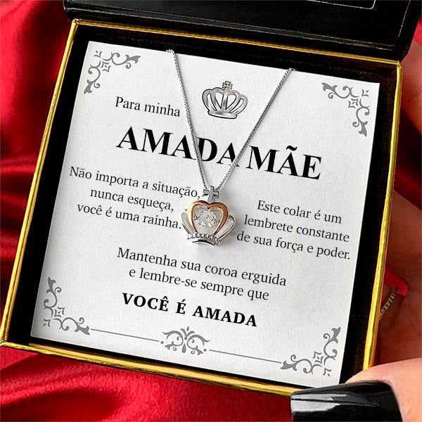 Colar amada Rainha - Presente Especial