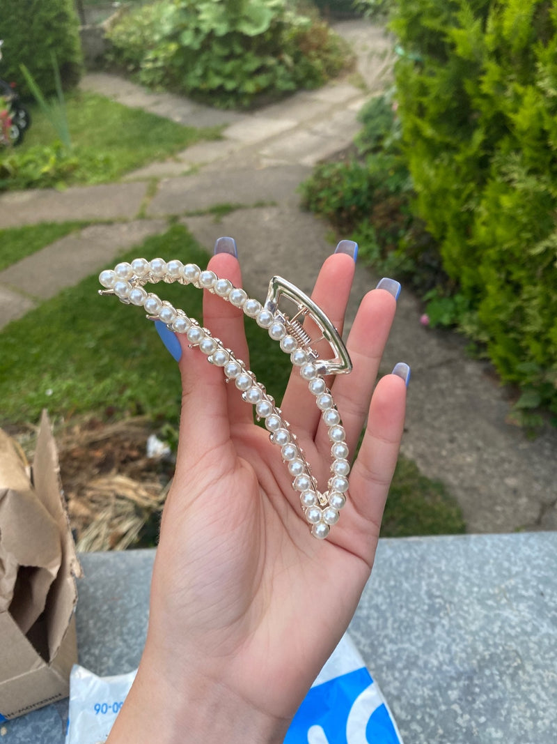 Presilha Pérola com Ouro 18k