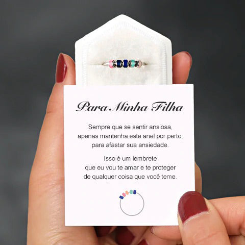 Para Minha Filha - Anel Fidget - Alívio para Ansiedade