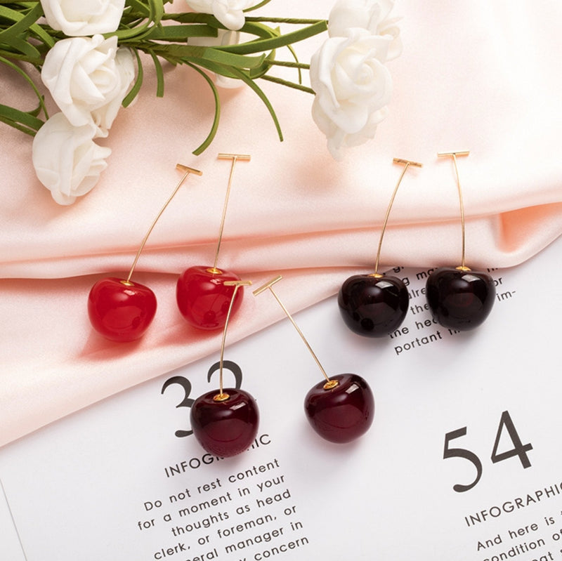 Brincos Celia Rouge Cherry