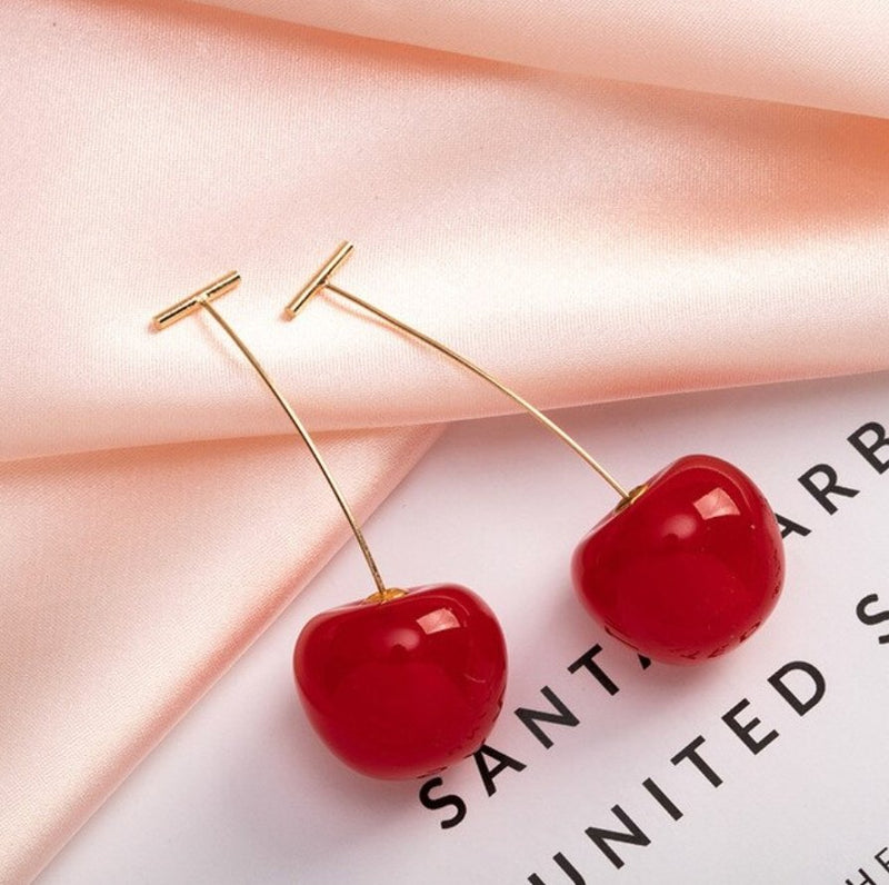 Brincos Celia Rouge Cherry