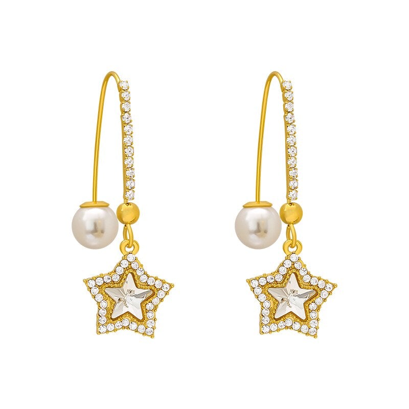 Brincos Star de Pérola